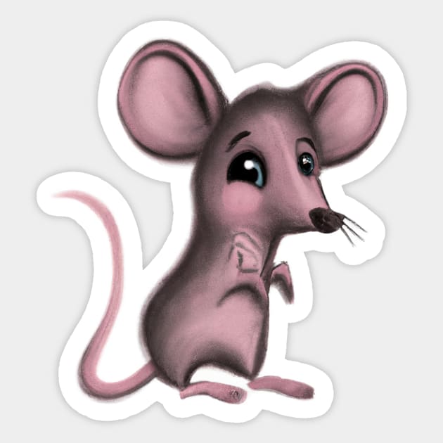 Cute Mouse Drawing Sticker by Play Zoo